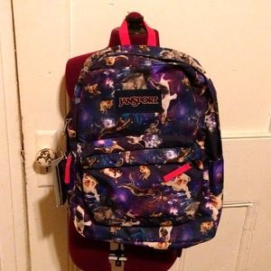 "Astro Kitty" Jansport Superbreak backpack NWT
